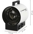 Trotec elektrisk varmevifte TDS 20 R 3kW thumbnail